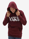 Vans Pánska bordová mikina VANS s kapucňou