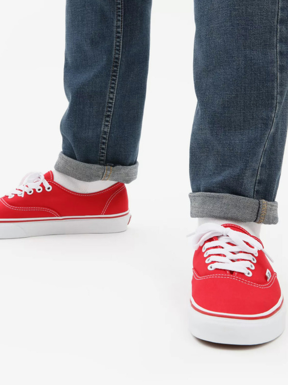 Vans Červené tenisky VANS Authentic