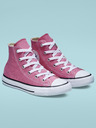 Converse Ružové dievčenské členkové tenisky Converse Chuck Taylor All Star