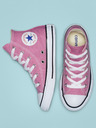 Converse Ružové dievčenské členkové tenisky Converse Chuck Taylor All Star
