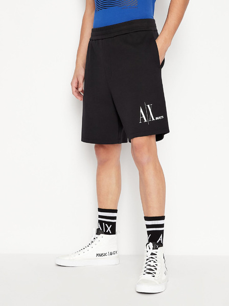Armani Exchange Armani Exchange Pánske čierne tepláky