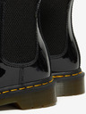 Dr. Martens Čierne dámske lesklé kožené topánky Dr. Martens 2976 Chelsea Boots