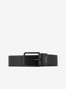 Armani Exchange Čierny pánsky kožený opasok Armani Exchange
