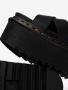 Dr. Martens Čierne dámske sandále na platforme Dr. Martens Voss Ii Quad