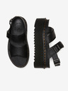 Dr. Martens Čierne dámske sandále na platforme Dr. Martens Voss Ii Quad