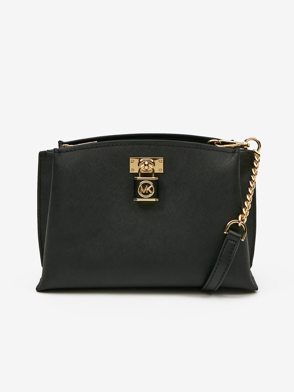Michael Kors Čierna dámska kabelka Michael Kors Ruby Leather Crossbody