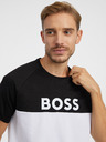 BOSS Čiernobiele pánske tričko Hugo Boss