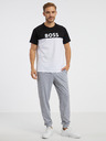 BOSS Čiernobiele pánske tričko Hugo Boss