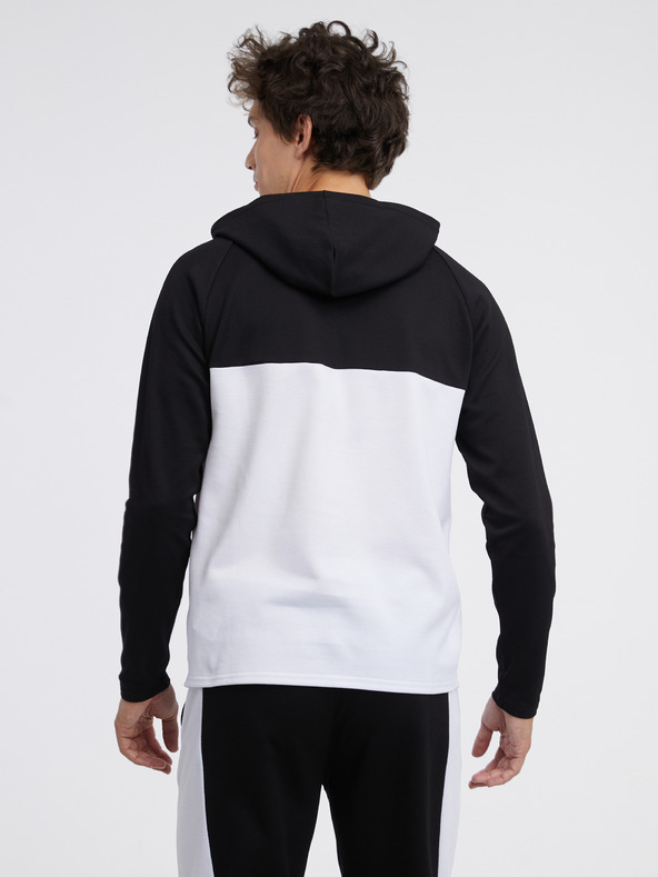 BOSS Biela a čierna pánska mikina Hugo Boss