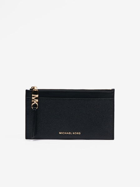 Michael Kors Čierne dámske kožené puzdro na karty Michael Kors