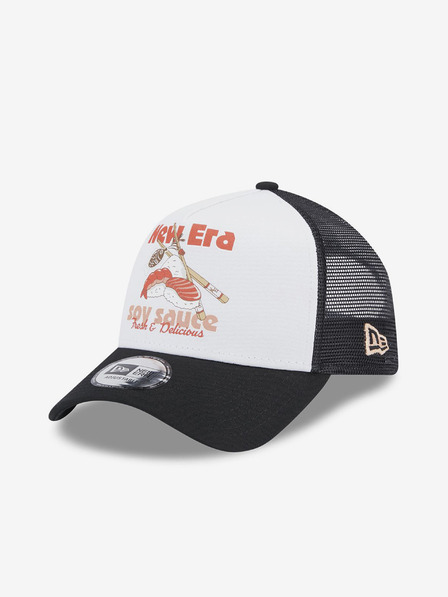 New Era Čiernobiela pánska čiapka New Era