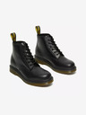 Dr. Martens Čierne kožené členkové topánky Dr. Martens 101