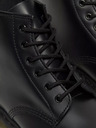 Dr. Martens Čierne kožené členkové topánky Dr. Martens 101