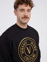 Versace Jeans Couture Čierna pánska mikina Versace Jeans Couture Hoodie