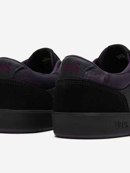 Vans Fialovo-čierne pánske tenisky so semišovými detailmi VANS Lowland CC