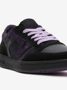 Vans Fialovo-čierne pánske tenisky so semišovými detailmi VANS Lowland CC