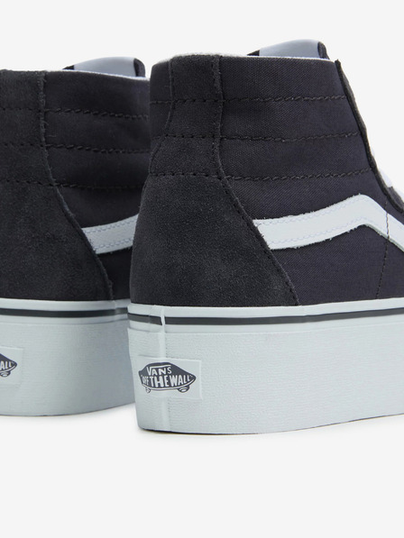 Vans Tmavosivé dámske členkové semišové tenisky VANS UA SK8-Hi Tapered Stackform