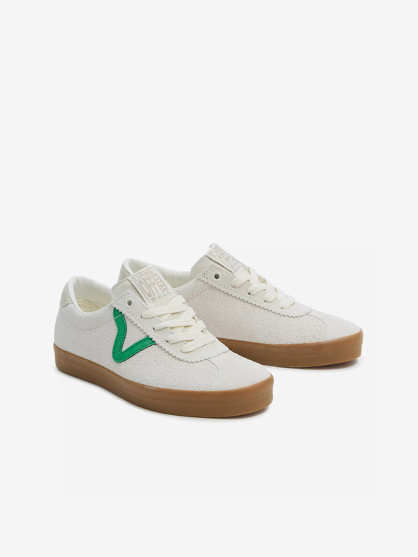 Vans Biele dámske semišové tenisky VANS Sport Low