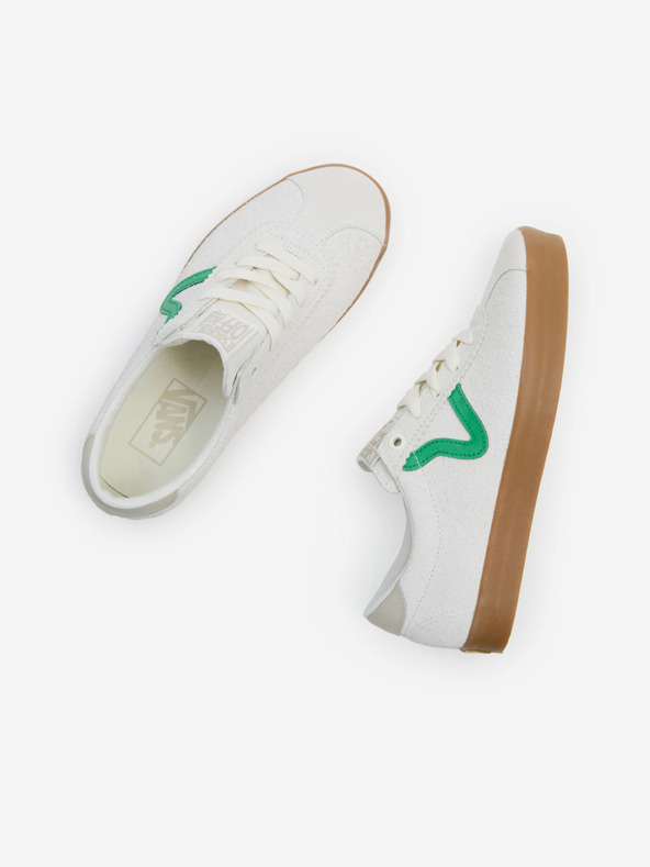 Vans Biele dámske semišové tenisky VANS Sport Low