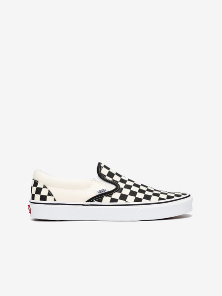 Vans Čierno-krémové vzorované slip on tenisky Vans Classic Slip On
