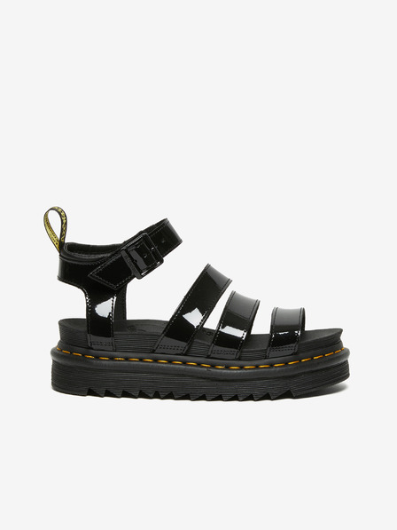Dr. Martens Čierne dámske sandále na platforme Dr. Martens Blaire