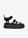 Dr. Martens Čierne dámske sandále na platforme Dr. Martens Blaire