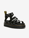 Dr. Martens Čierne dámske sandále na platforme Dr. Martens Blaire