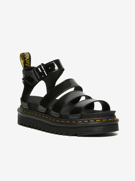 Dr. Martens Čierne dámske sandále na platforme Dr. Martens Blaire