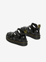Dr. Martens Čierne dámske sandále na platforme Dr. Martens Blaire