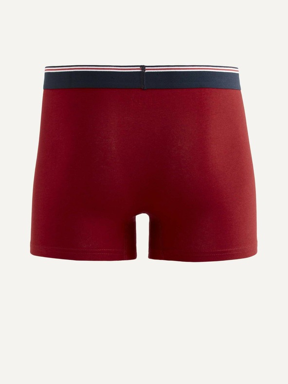Celio Červené pánske boxerky Celio Mike