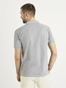 Celio Šedá pánska polokošeľa Celio