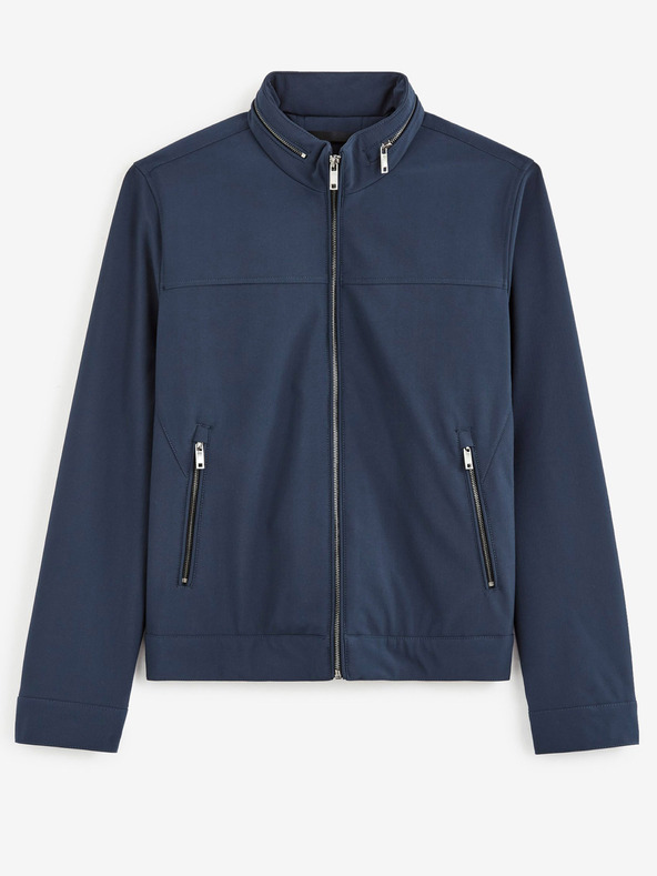 Celio Tmavomodrá pánska nepremokavá bunda Celio Cuprado