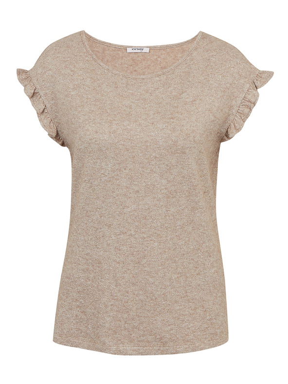 Orsay Svetlohnedé dámske tričko ORSAY