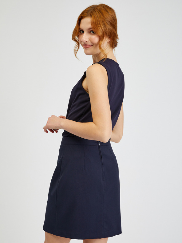 Orsay Tmavomodrá dámska sukňa ORSAY