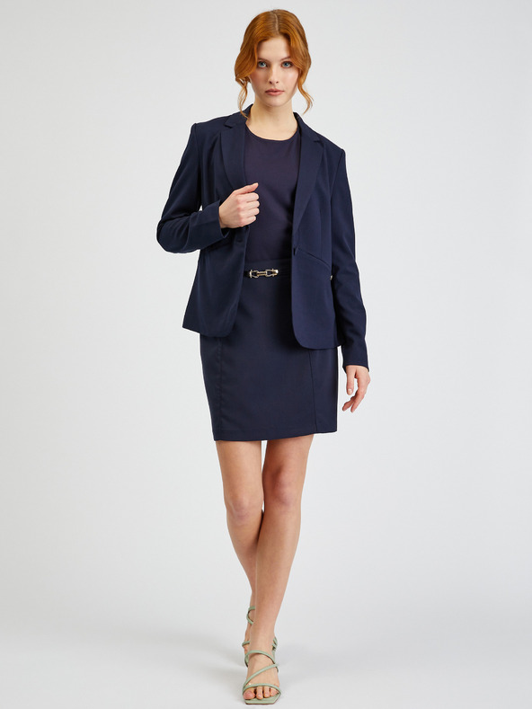 Orsay Tmavomodrá dámska sukňa ORSAY