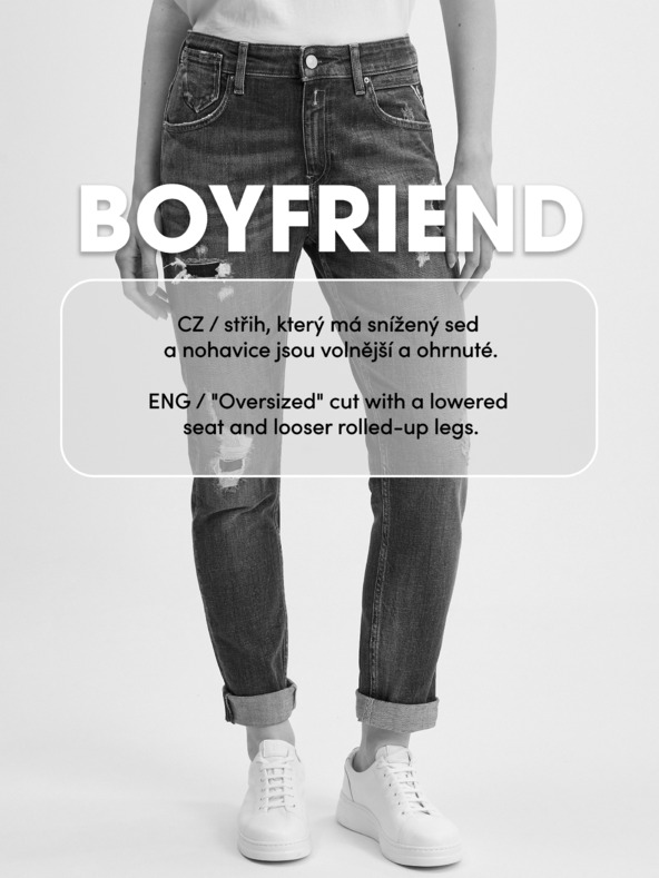 Orsay Biele dámske džínsy s výstrihom ORSAY