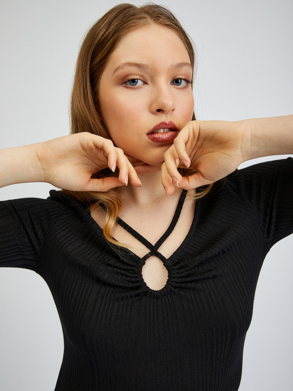 Orsay Čierne dámske tričko ORSAY