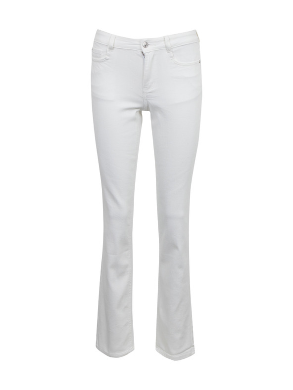 Orsay Biele dámske džínsy rovného strihu ORSAY