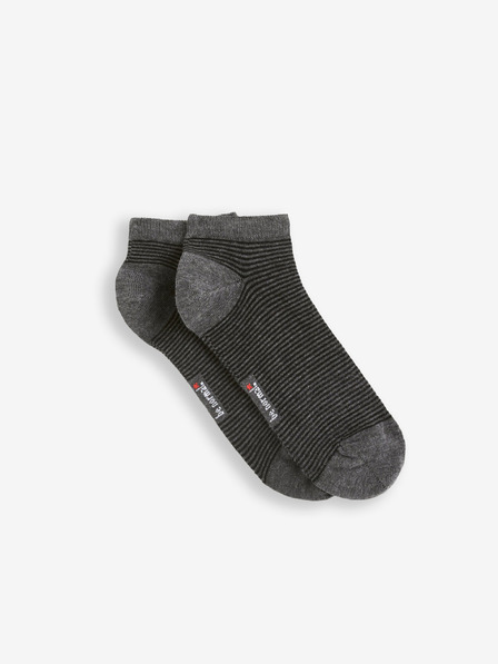 Celio Tmavosivé pánske pruhované ponožky Celio Difunray