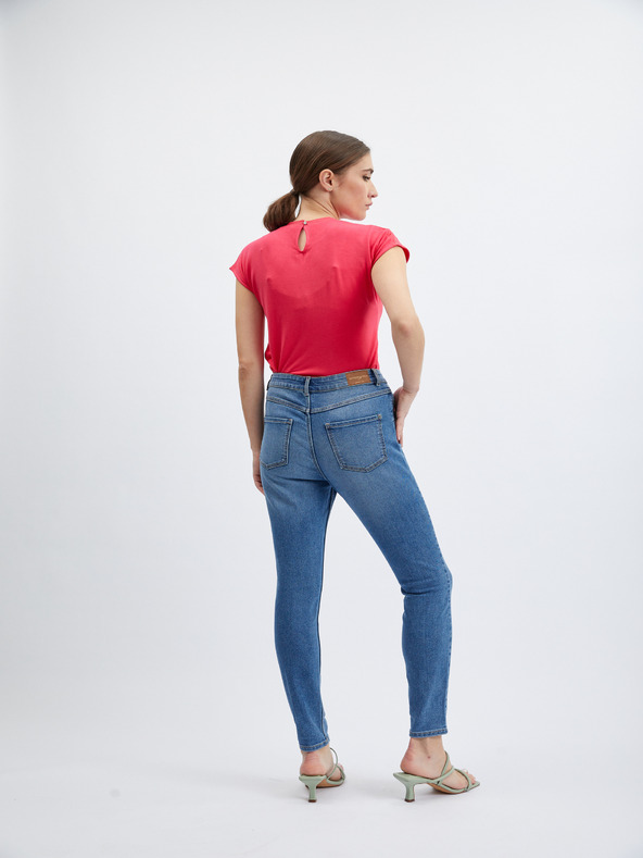 Orsay Modré dámske skinny fit džínsy ORSAY
