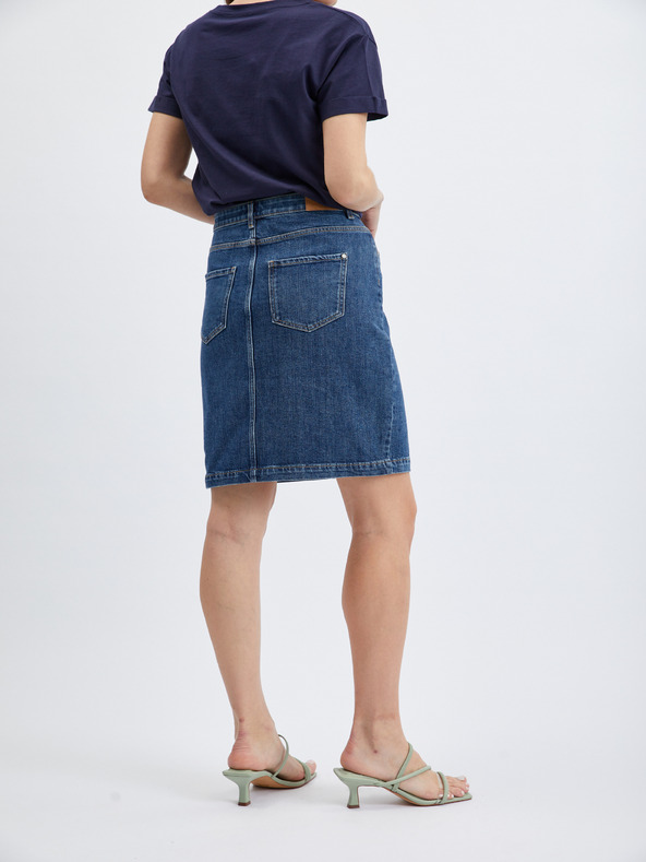 Orsay Modrá dámska džínsová sukňa ORSAY