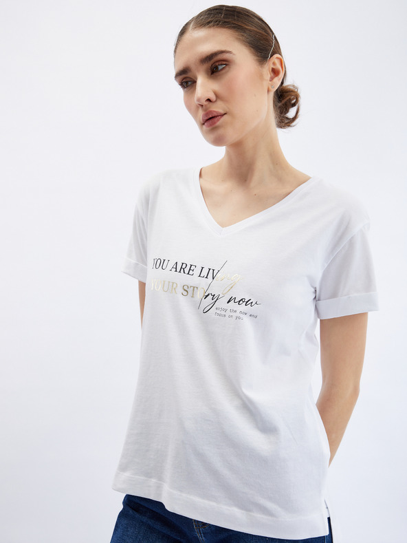 Orsay Biele dámske tričko ORSAY