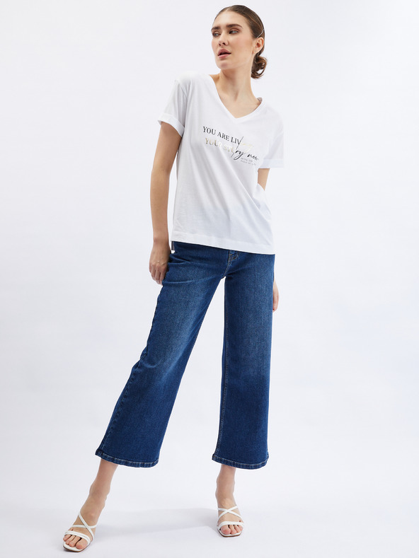 Orsay Biele dámske tričko ORSAY