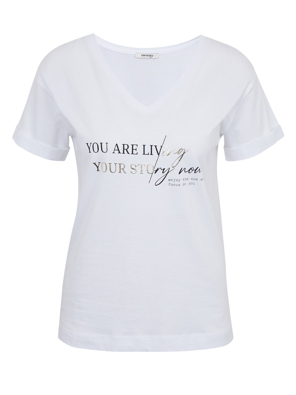 Orsay Biele dámske tričko ORSAY
