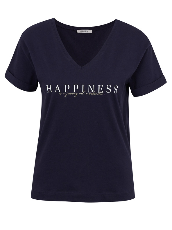 Orsay Tmavomodré dámske tričko ORSAY