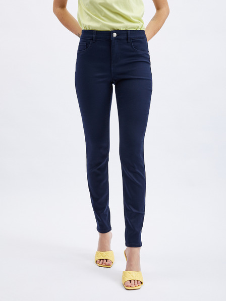 Orsay Tmavomodré dámske skinny fit džínsy ORSAY