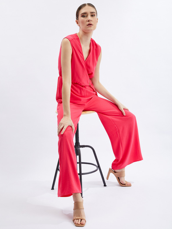 Orsay Tmavoružový dámsky overal ORSAY