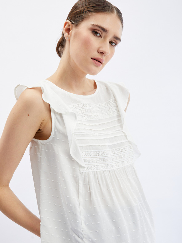 Orsay Biela dámska blúzka ORSAY