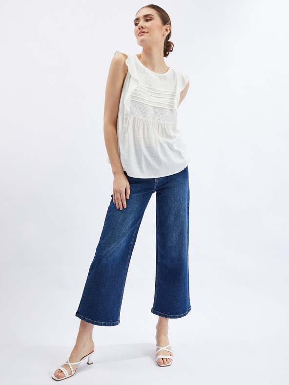 Orsay Biela dámska blúzka ORSAY