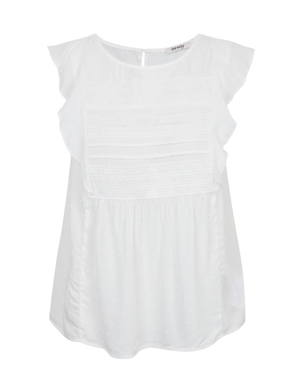 Orsay Biela dámska blúzka ORSAY